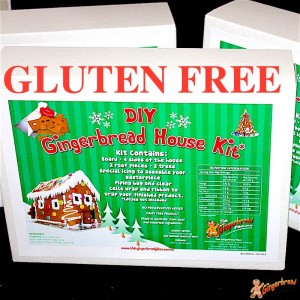 Gluten free DIY Gingerbread House Kits