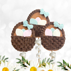 Easter Egg Basket Cookie Pop