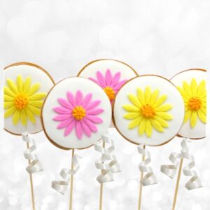 Round Flower Cookie Pops