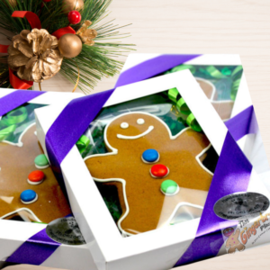 Gingerbread man gift box