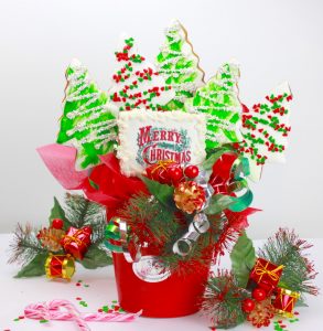 Christmas Tree Cookie pot