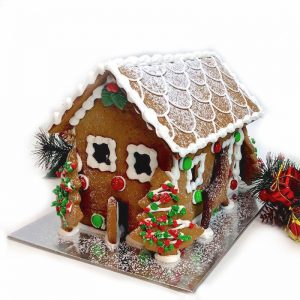 Mistletoe Gingerbread House