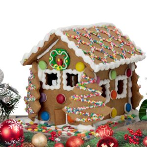 Cheerful-GIngerbread-House