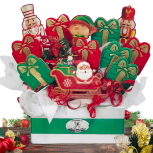 Spirit of Christmas Cookie Bouquet when a unique present is needed